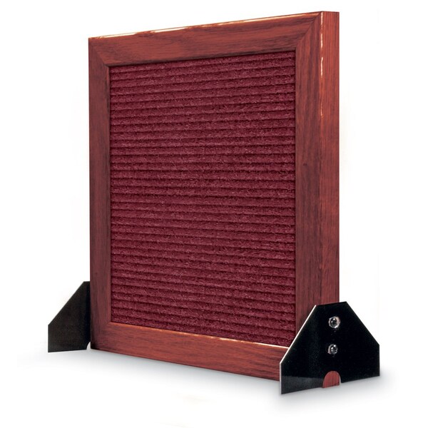 Indoor Enclosed Combo Board, 48"x36", Bronze Frame/Black Porc & Amethyst